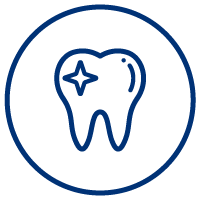 icon with tooth