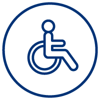 icon with wheelchair